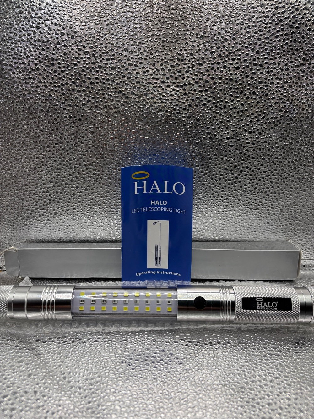 Halo Silver LED Telescoping Work Light